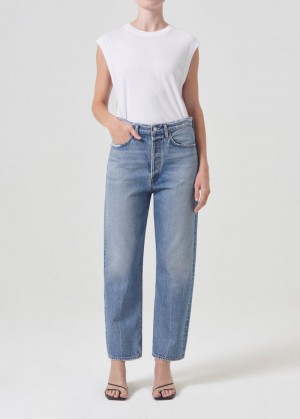 Jeans Agolde 90's Crop Mid Rise Directo Mujer Hooked | SZNBIPG-07