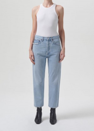 Jeans Agolde 90's Crop Mid Rise Directo Mujer Reputation | VEAXRWO-13