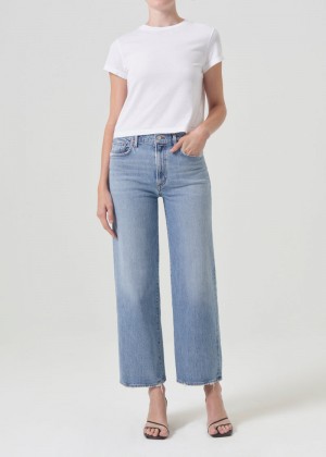 Jeans Agolde Harper Crop Mujer Hassle | YUXOHMN-12