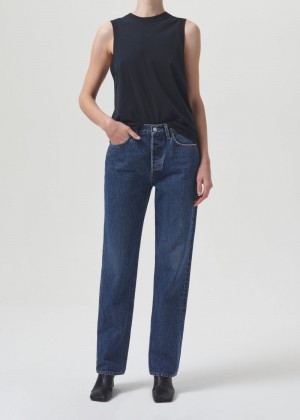 Jeans Agolde Lana Mid Rise Directo Mujer Sphere | FYLVARZ-69