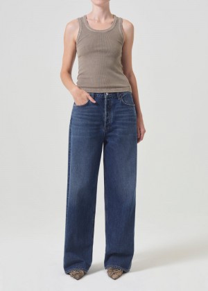 Jeans Agolde Low Slung Baggy 30.5" Mujer Image | CAEIJYT-56