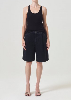 Short Agolde Ellis Trouser Mujer Crushed | EPBJSXT-76