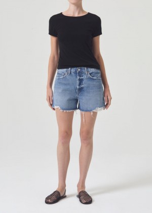 Short Agolde Parker Long Mujer Lowkey | LZKIJWR-37