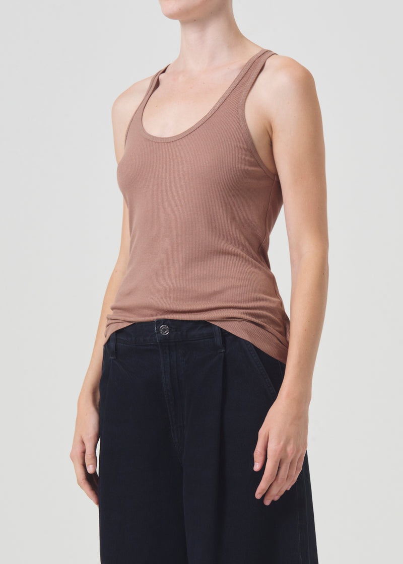 Camiseta Tirantes Agolde Karla Mujer Moth | HRQWIMK-48