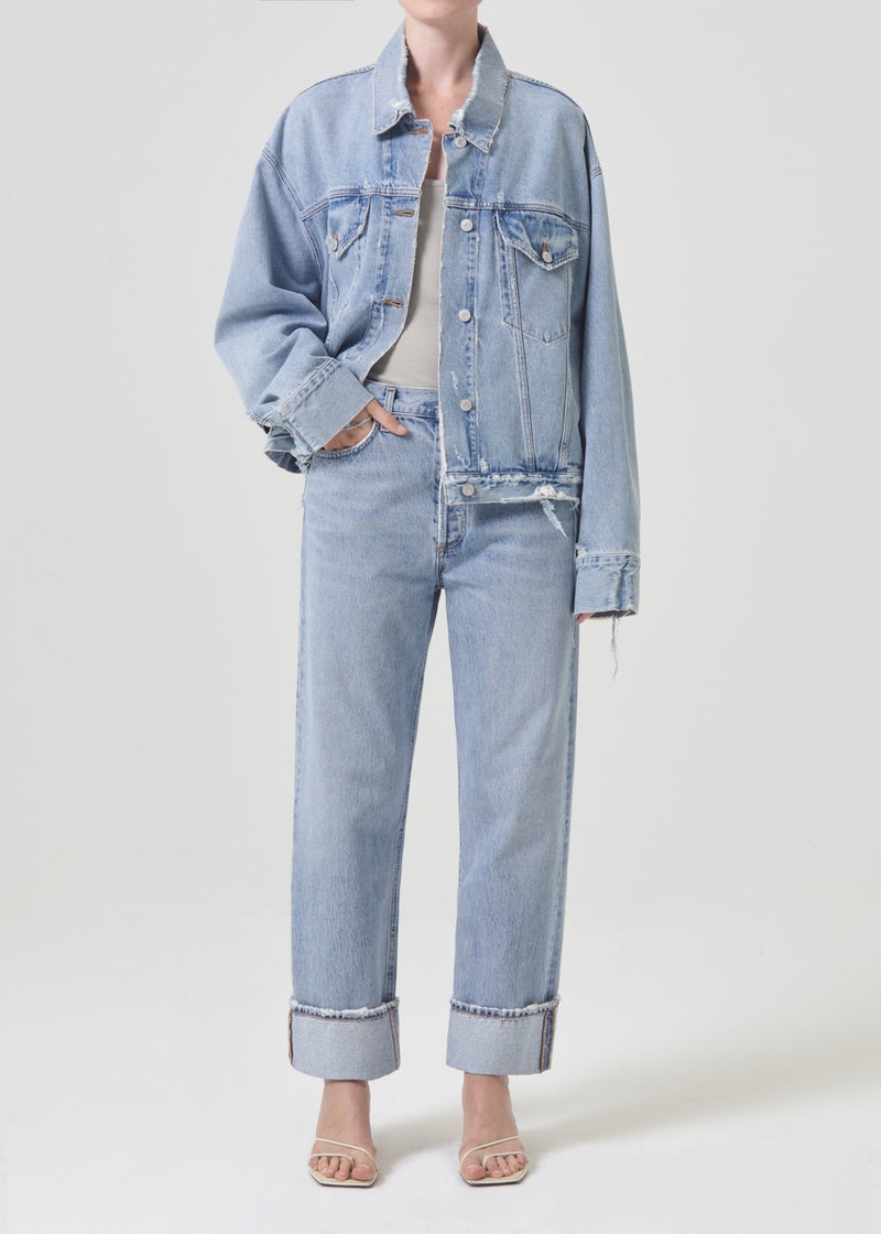 Denim Agolde Martika Mujer Fray | UGWVIRD-10