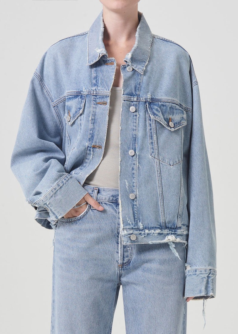 Denim Agolde Martika Mujer Fray | UGWVIRD-10