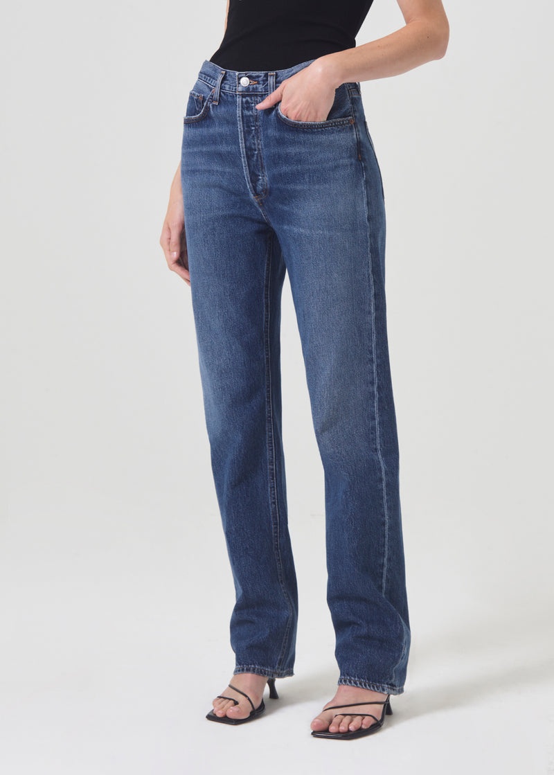 Jeans Agolde 90's Pinch Cintura High Rise Directo Long Mujer Control | ATNYDSP-30