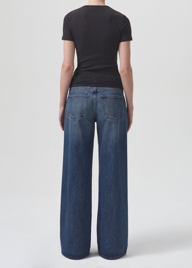 Jeans Agolde Clara Low Rise Baggy Flare Mujer Noise | KVTHEQS-16