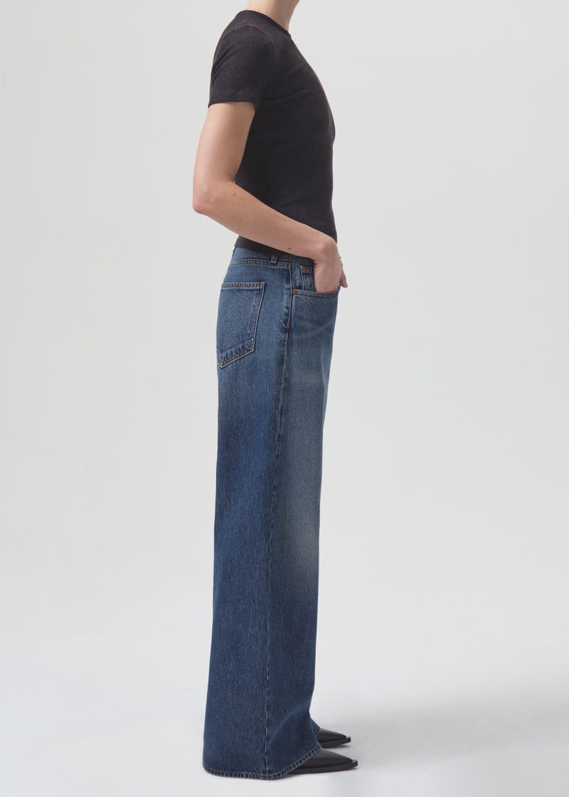 Jeans Agolde Clara Low Rise Baggy Flare Mujer Noise | KVTHEQS-16