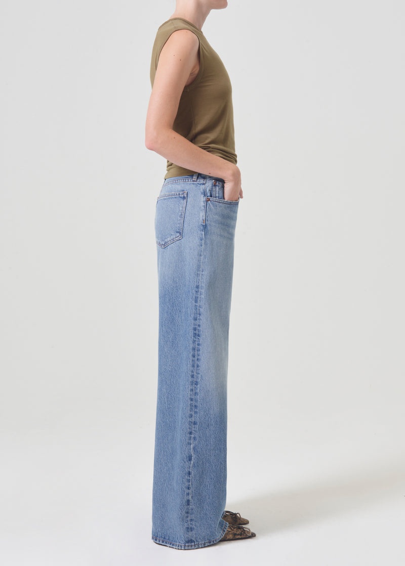 Jeans Agolde Clara Low Rise Baggy Flare Mujer Signal | CRPVDES-61