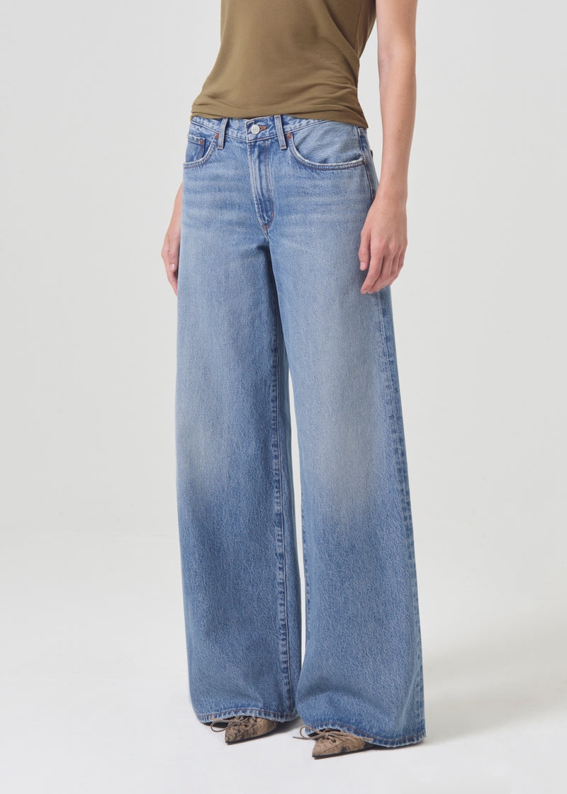 Jeans Agolde Clara Low Rise Baggy Flare Mujer Signal | CRPVDES-61