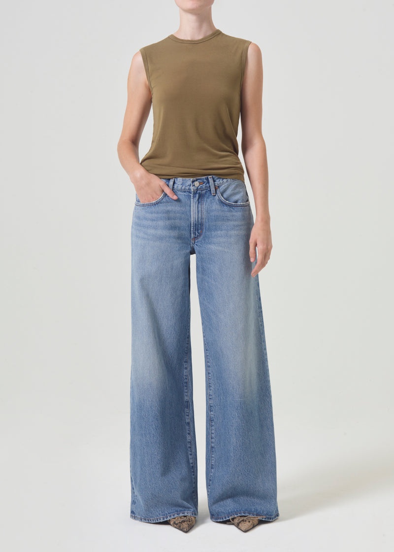 Jeans Agolde Clara Low Rise Baggy Flare Mujer Signal | CRPVDES-61