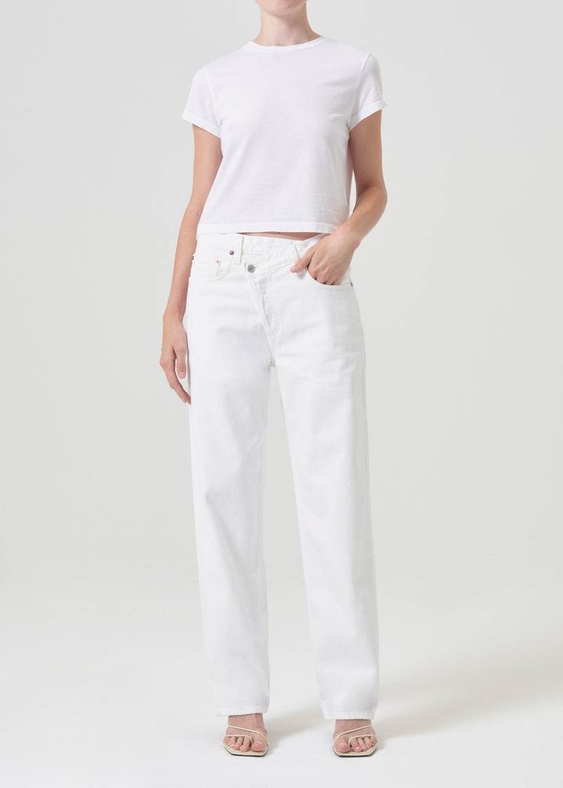 Jeans Agolde Criss Cross Upsized Mujer Milkshake | UYVELWO-68