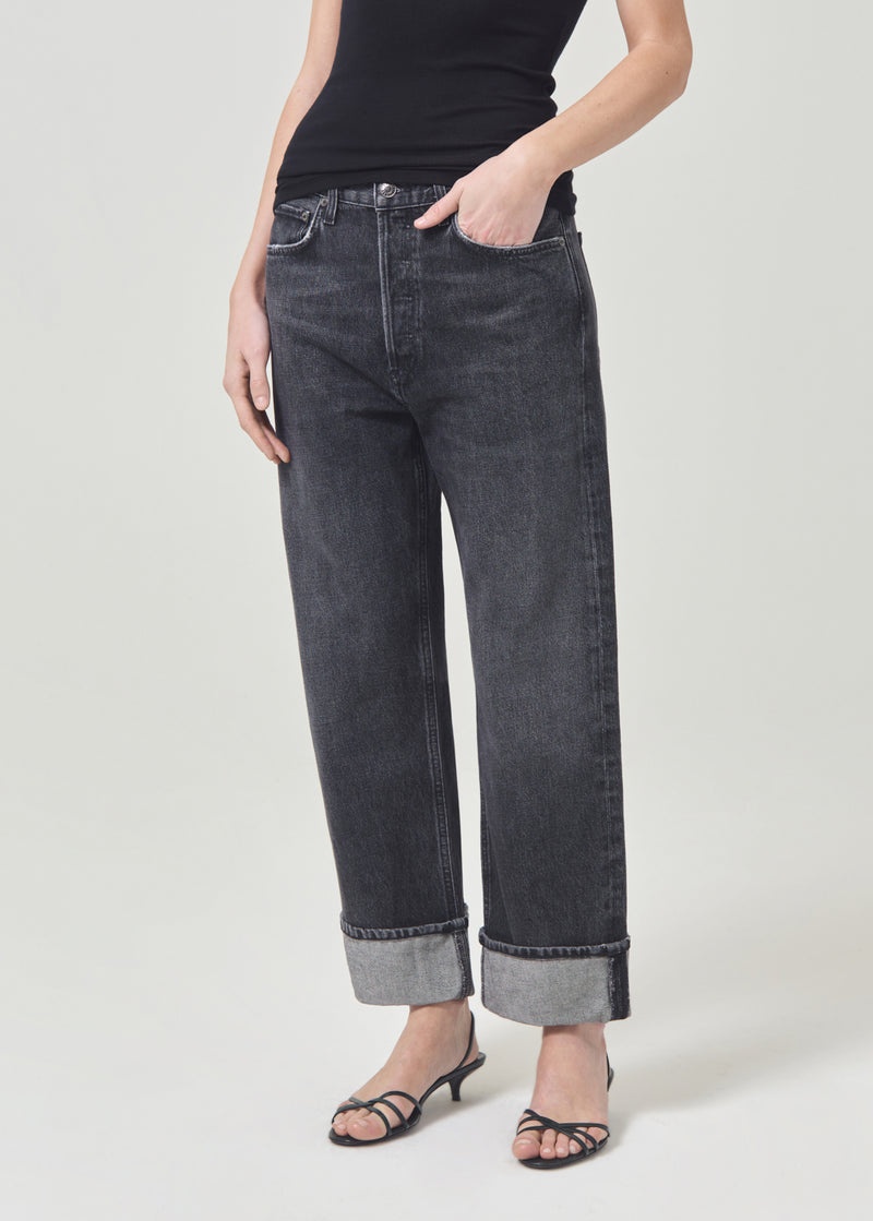 Jeans Agolde Fran Low Slung Directo Mujer Ditch | EMJDPNB-25