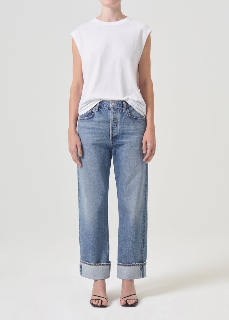 Jeans Agolde Fran Low Slung Directo Mujer Invention | FMSAYXZ-62