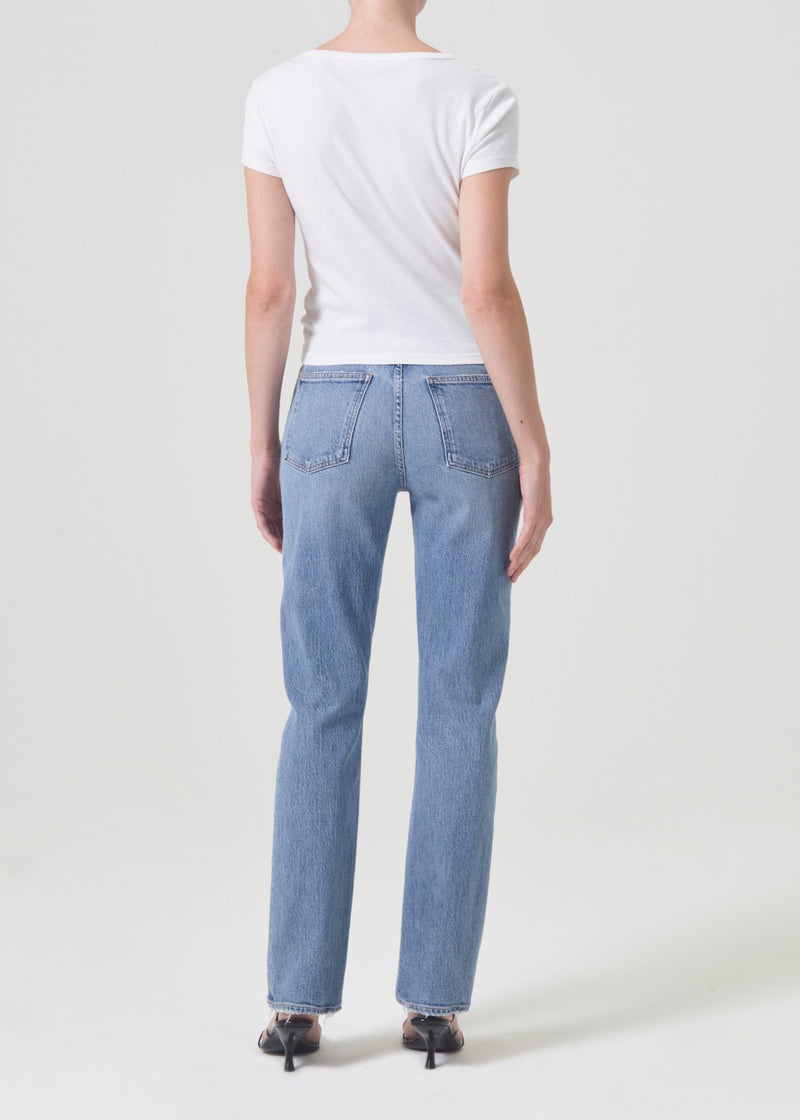 Jeans Agolde Freya High Rise Slim (Stretch) Mujer Quiver | XVLOAWY-53