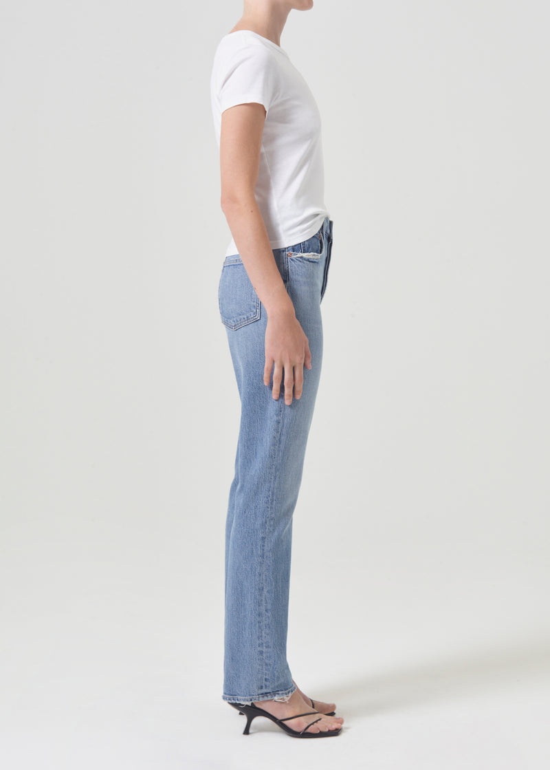 Jeans Agolde Freya High Rise Slim (Stretch) Mujer Quiver | XVLOAWY-53