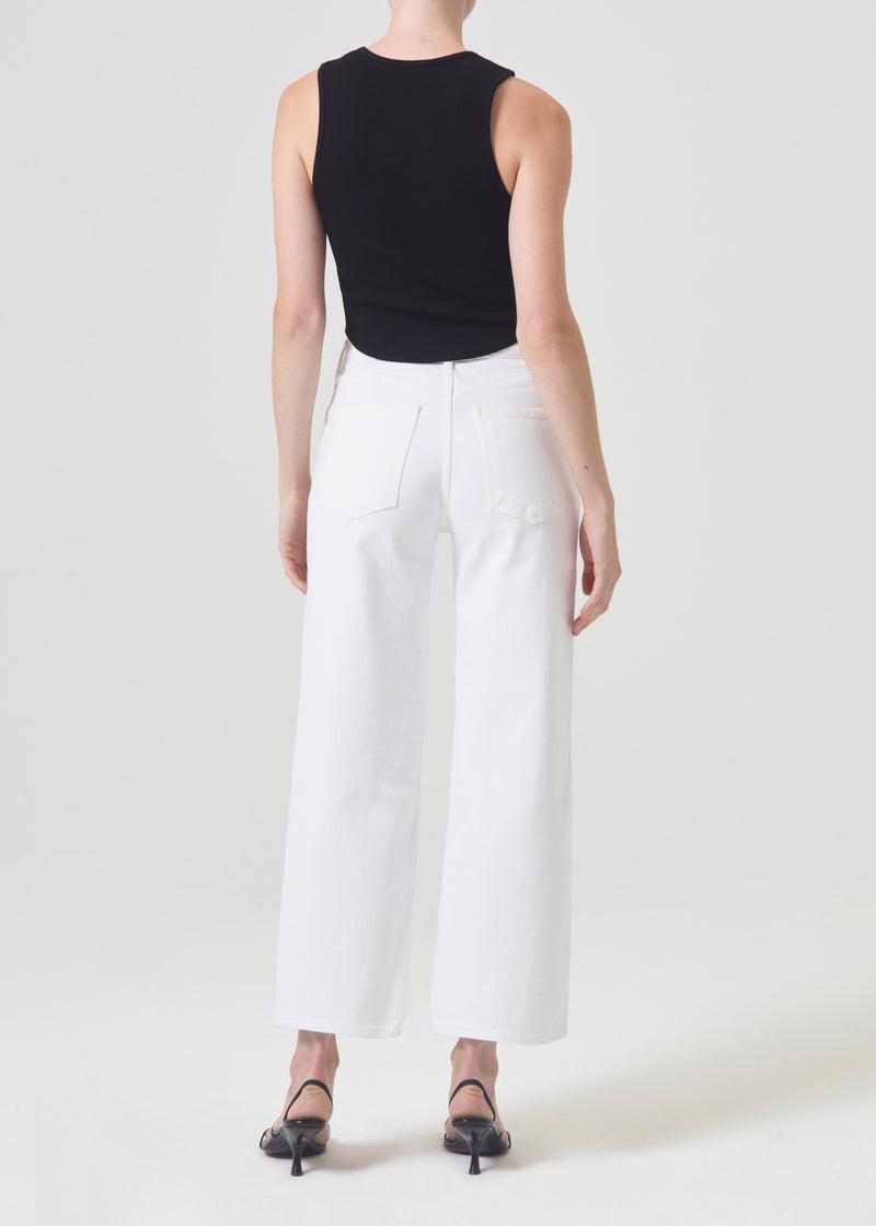 Jeans Agolde Harper Crop Mujer Creme | GUXDBWN-08