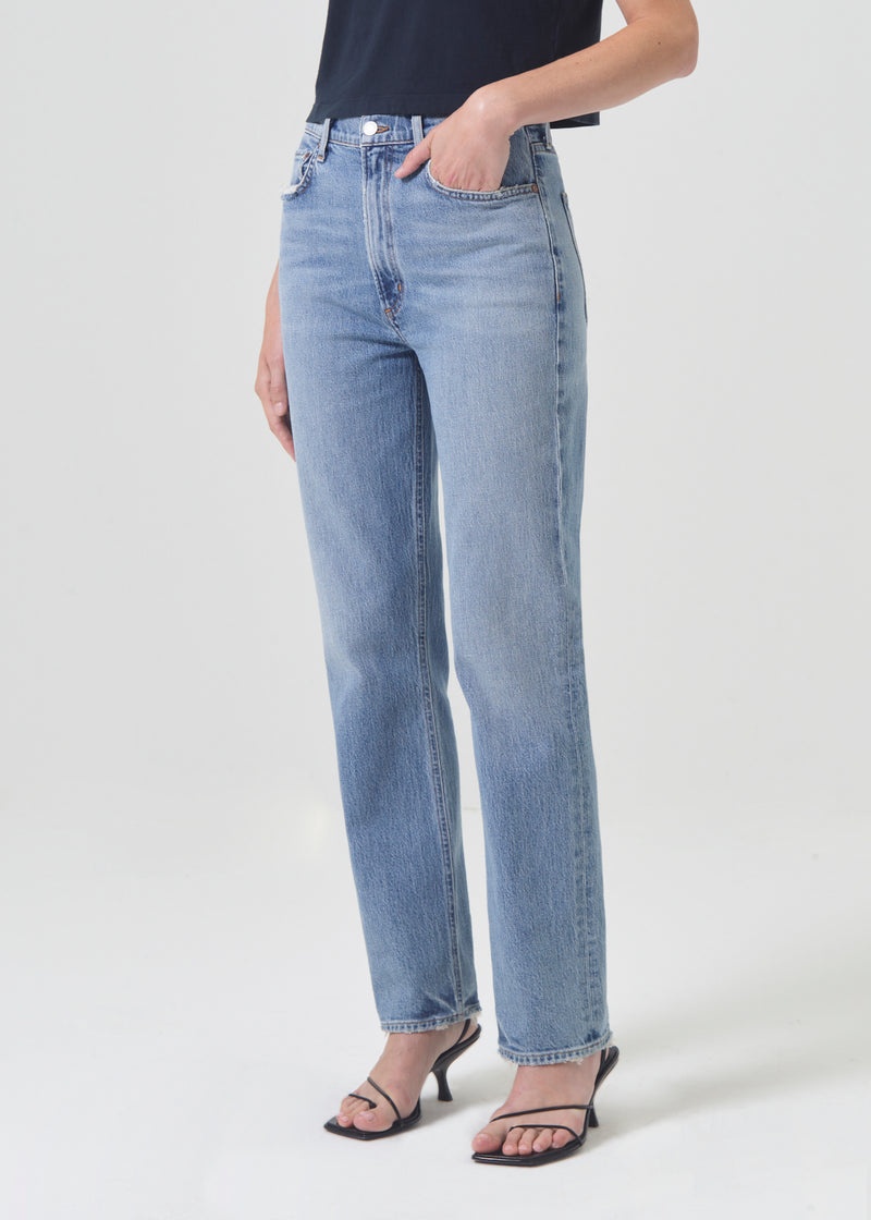 Jeans Agolde High Rise Stovepipe (Stretch) Mujer Quiver | LBPKTIA-08