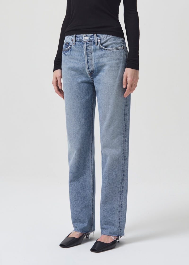 Jeans Agolde Lana Mid Rise Directo Mujer Sway | OTCJAKQ-03