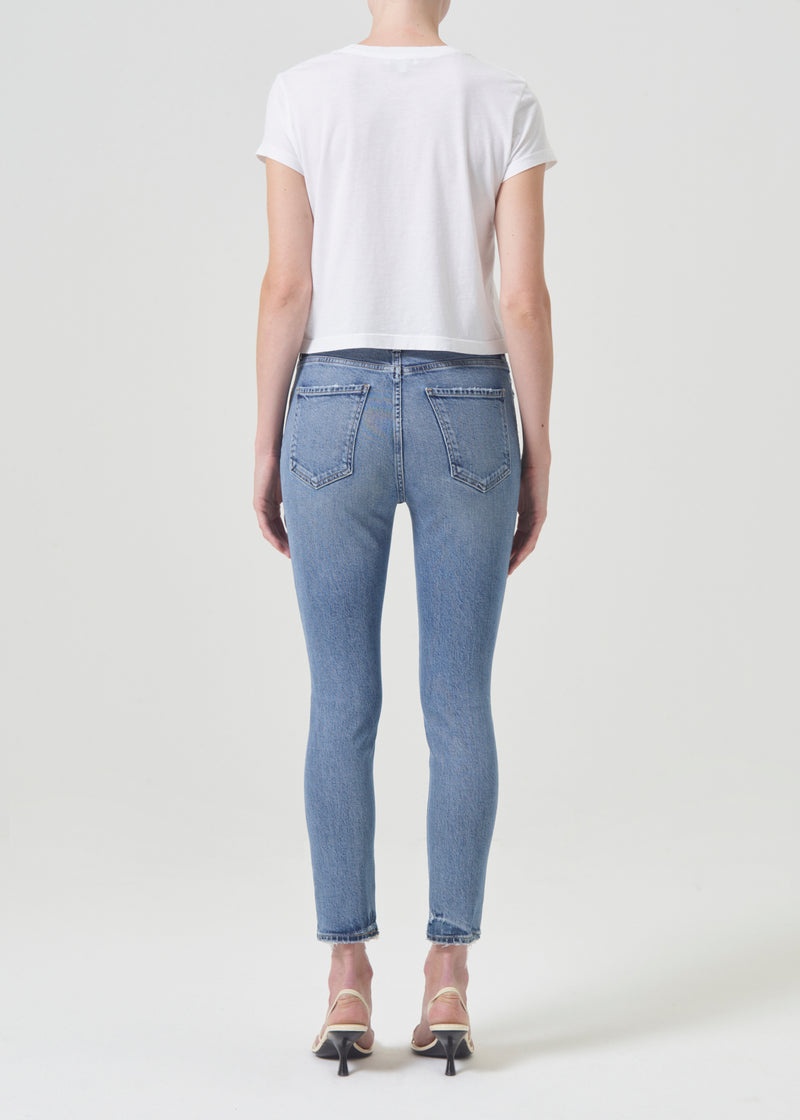 Jeans Agolde Nico High Rise Slim Fit (STRETCH) Mujer Blame | SIKLACF-87