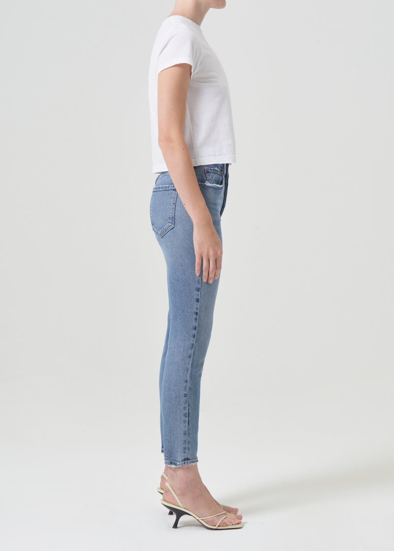 Jeans Agolde Nico High Rise Slim Fit (STRETCH) Mujer Blame | SIKLACF-87