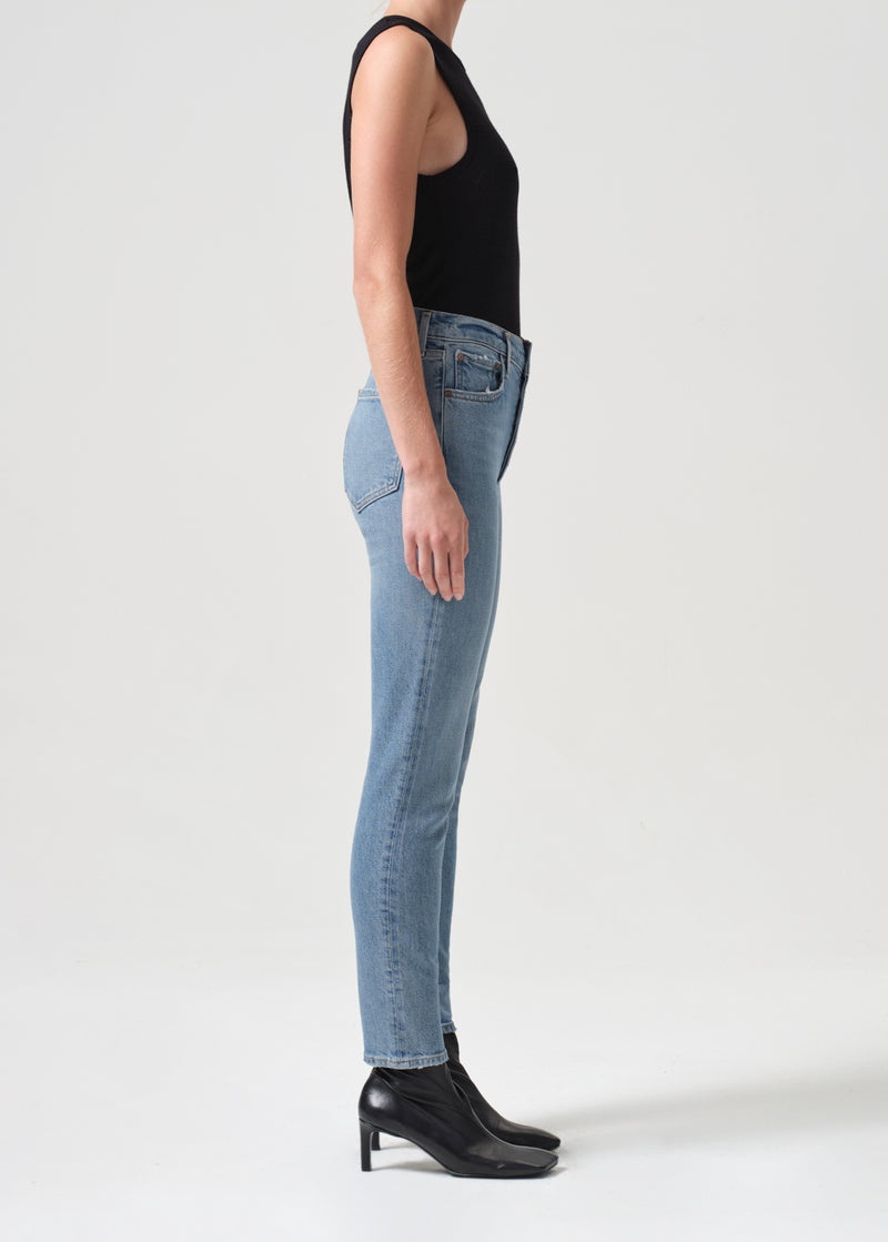 Jeans Agolde Nico High Rise Slim Fit (STRETCH) Mujer Helm | ZUCSWRL-56