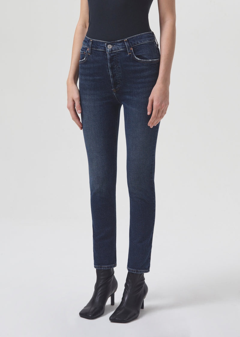 Jeans Agolde Nico High Rise Slim Fit (STRETCH) Mujer Ovation | SWLUHYI-31