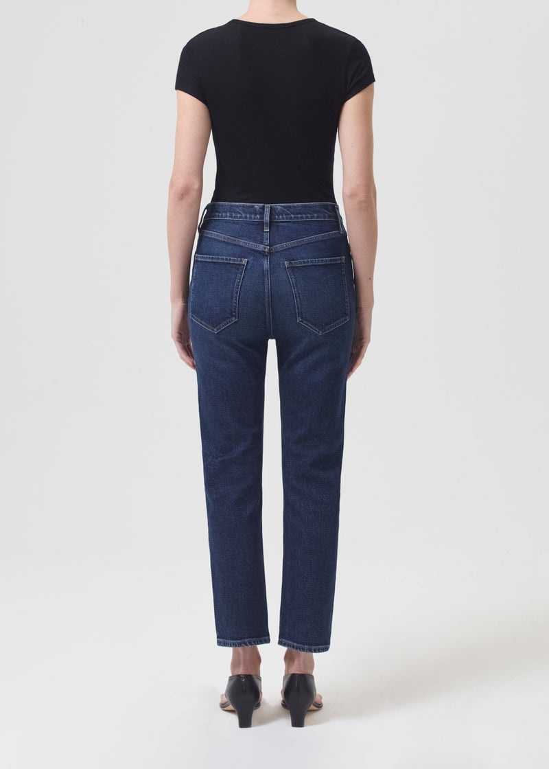 Jeans Agolde Riley High Rise Directo Crop (Stretch) Mujer Divided | YNMALPD-87