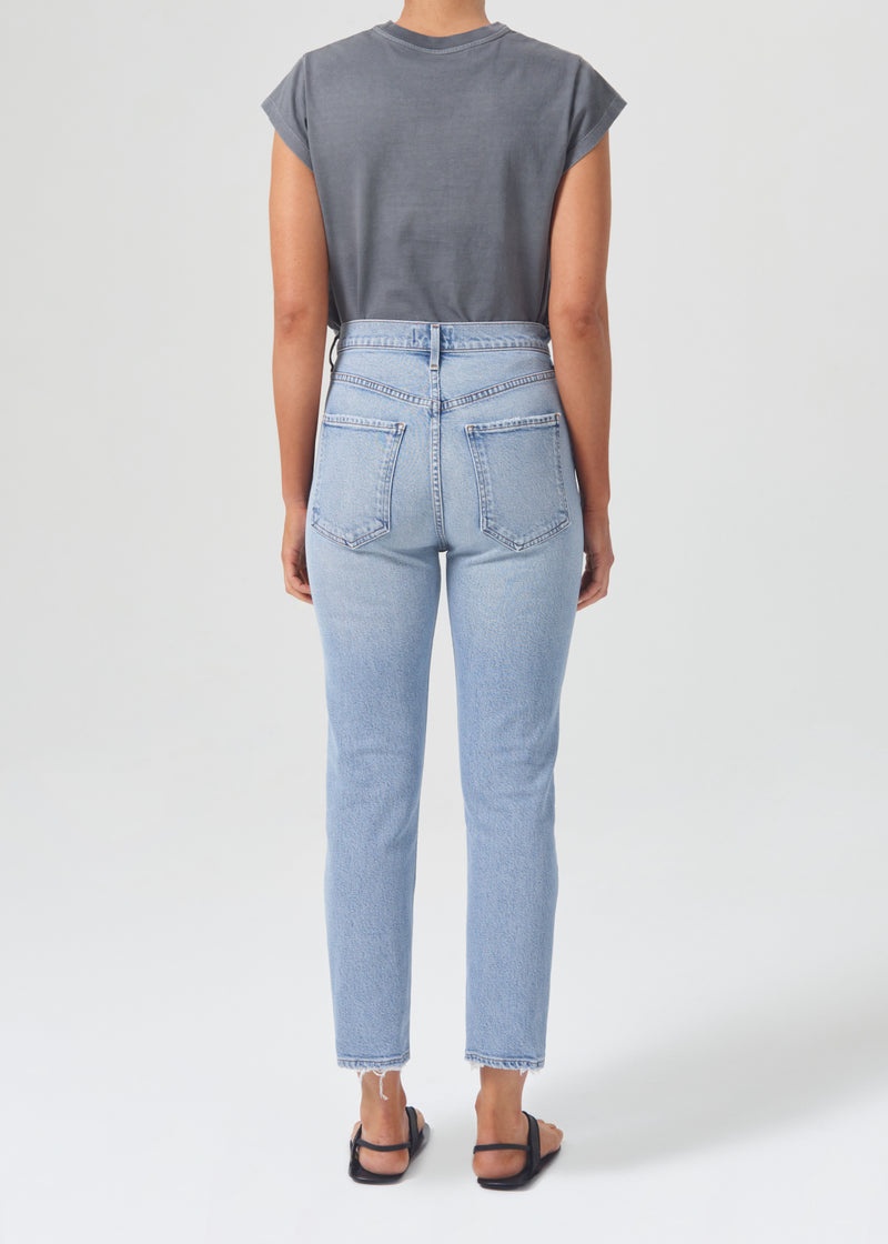 Jeans Agolde Riley High Rise Directo Crop (Stretch) Mujer Dynamic | NTXZJDI-40