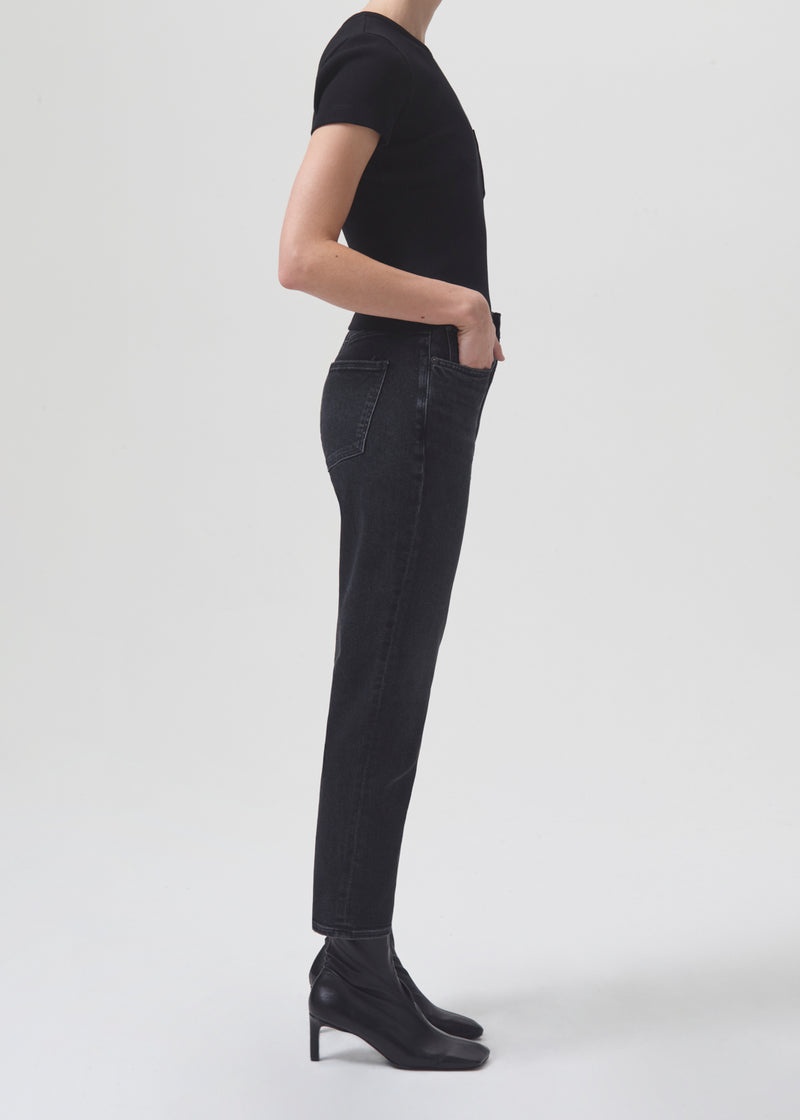 Jeans Agolde Riley High Rise Directo Crop (Stretch) Mujer Panoramic | OMUETLZ-90