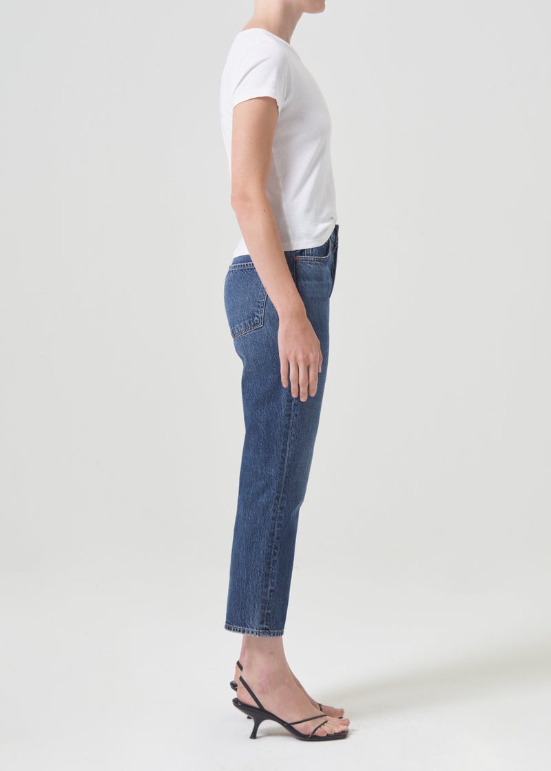 Jeans Agolde Riley High Rise Directo Crop Mujer Control | YXHDLRK-72