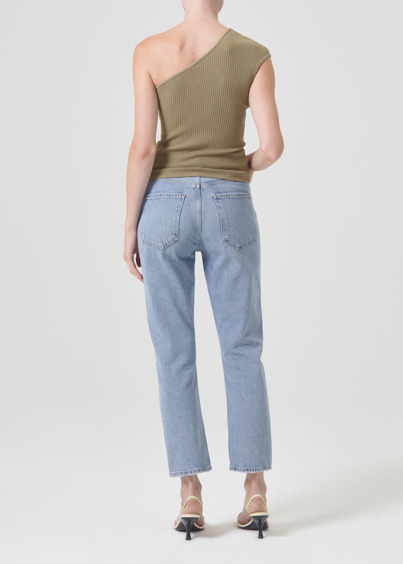 Jeans Agolde Riley High Rise Directo Crop Mujer Dimension | ERLHNAT-04