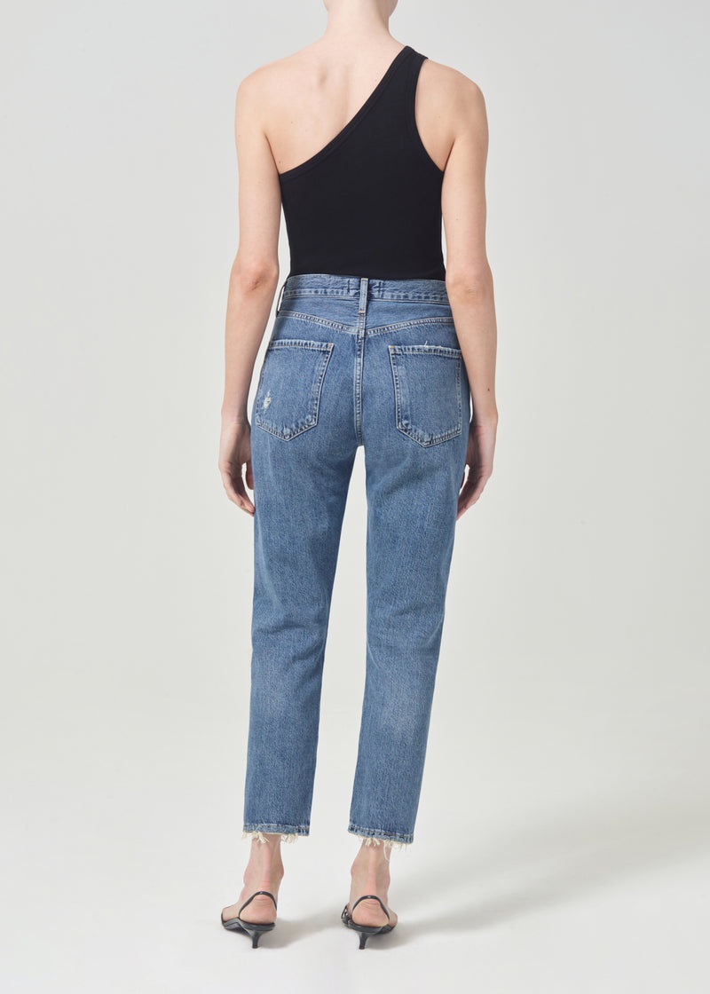 Jeans Agolde Riley High Rise Directo Crop Mujer Frequency | YXRVNIU-85