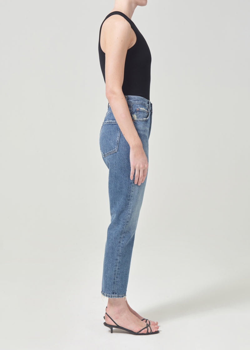 Jeans Agolde Riley High Rise Directo Crop Mujer Frequency | YXRVNIU-85