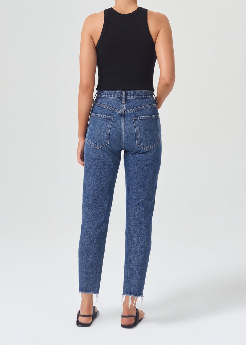 Jeans Agolde Riley High Rise Directo Crop Mujer Sphere | OBPCERF-17