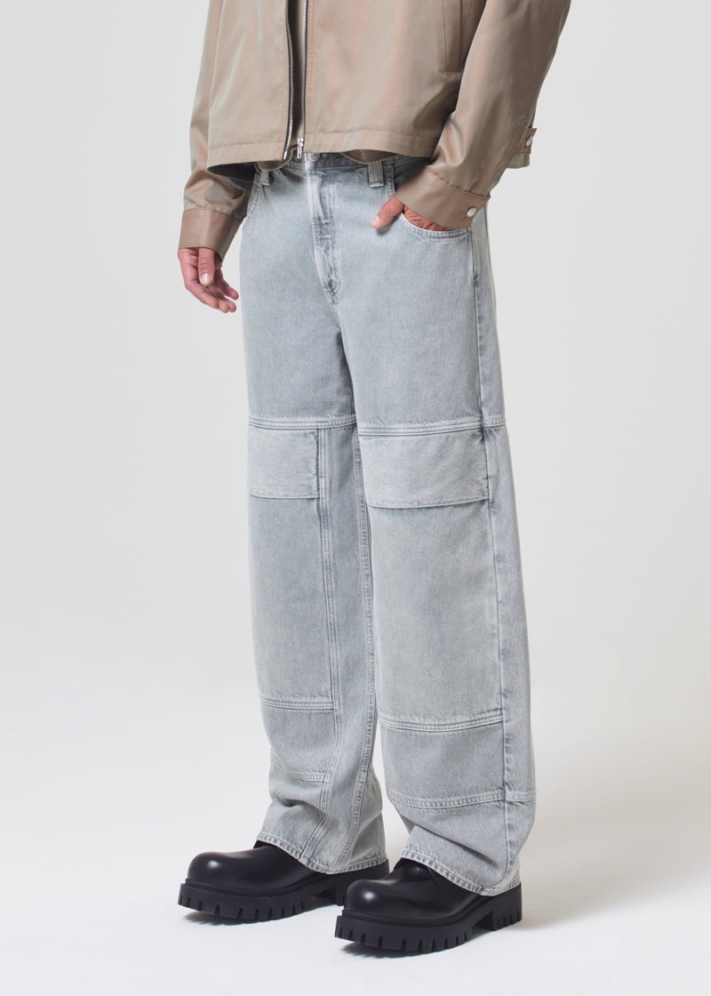 Pantalones Agolde Emery Utility Hombre Concrete | OEZPKIR-65