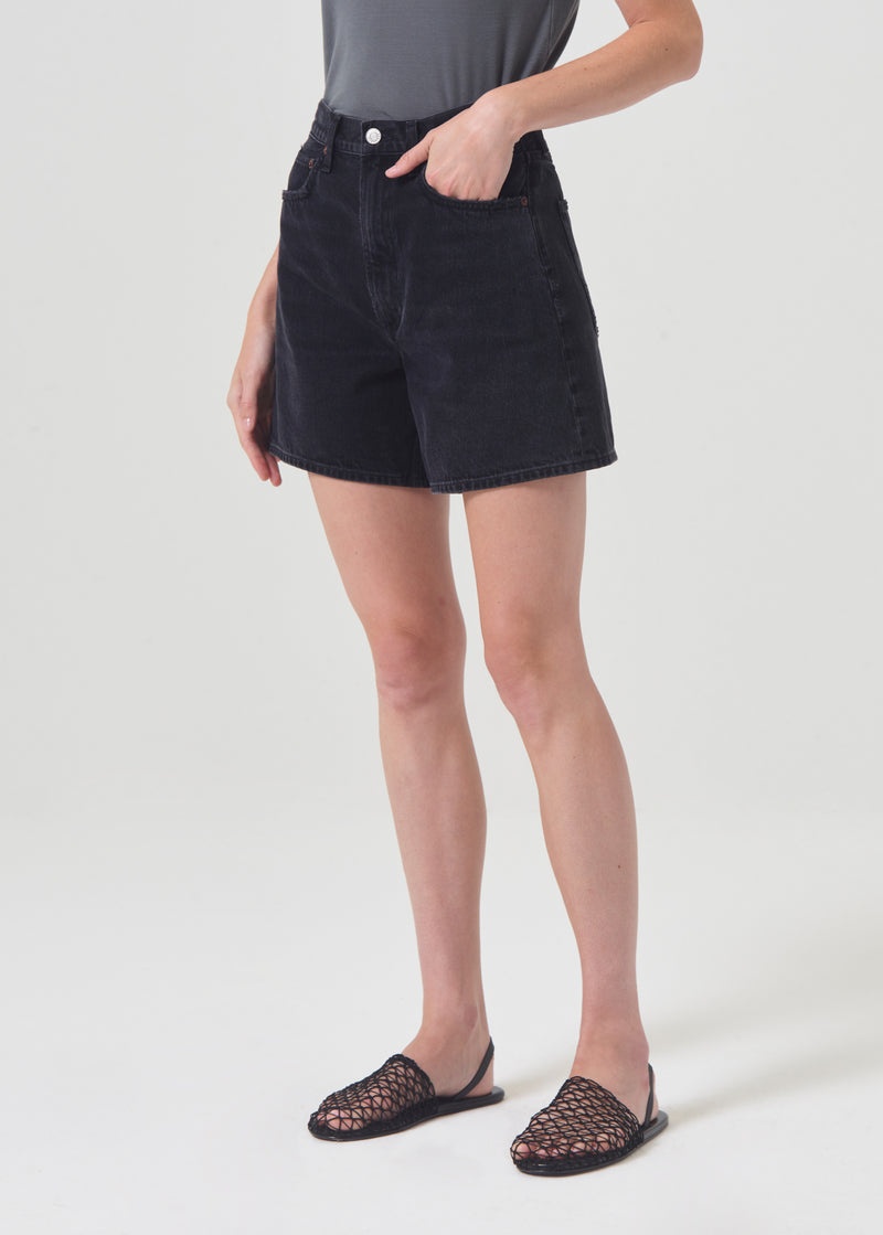 Short Agolde Stella High Rise Mujer Bat | HSFCZJU-89