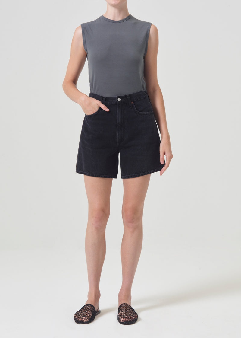 Short Agolde Stella High Rise Mujer Bat | HSFCZJU-89