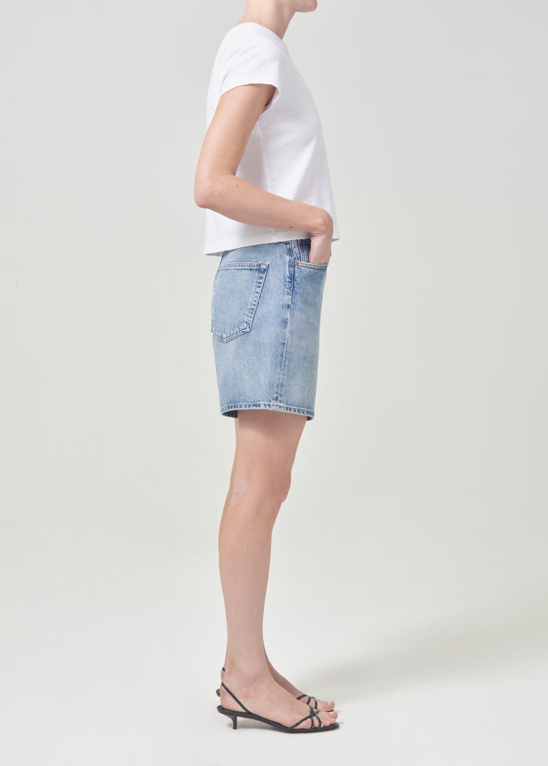 Short Agolde Stella High Rise Mujer Mode | OJNUSMP-64